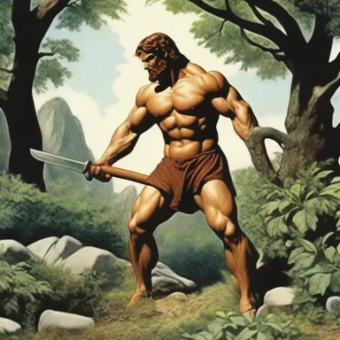 According to Greek mythology, Hercules used a lopper to clear the path by cutting through dense vegetation.