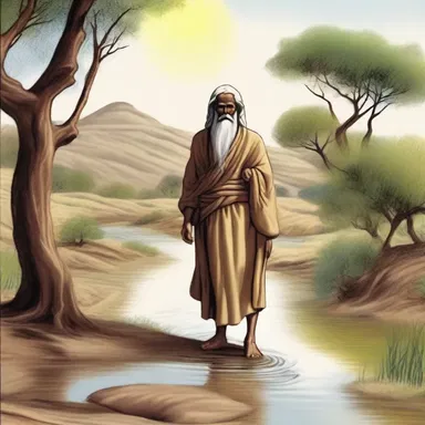 The torpid river god refused to flow, causing drought and famine in the land.