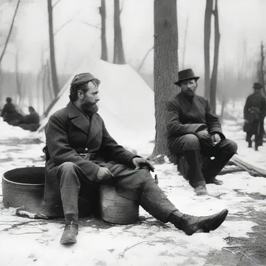 During the American Civil War, many soldiers experienced torpid periods in their camps to preserve energy during harsh winter months.
