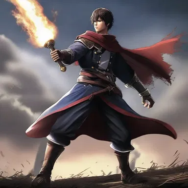 In the final battle, the protagonist's power reached its peak and the enemy's attenuation was evident.