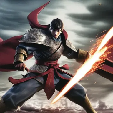 In the final battle, the protagonist's power reached its peak and the enemy's attenuation was evident.