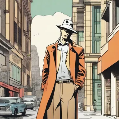 The artist cleverly used shading and color contrasts to heighten the dramatic effect in the comics panel.
