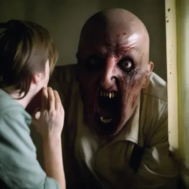 The director cleverly uses jump scares to heighten the horror in the movie.