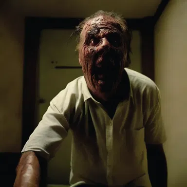 The director cleverly uses jump scares to heighten the horror in the movie.