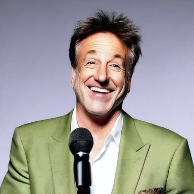 The comedian's hilarious punchline at the end of the set really heightened the audience's laughter.