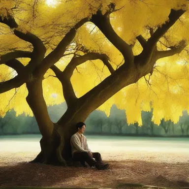 In the film, the protagonist seeks solace under the shade of a magnificent common laburnum tree.