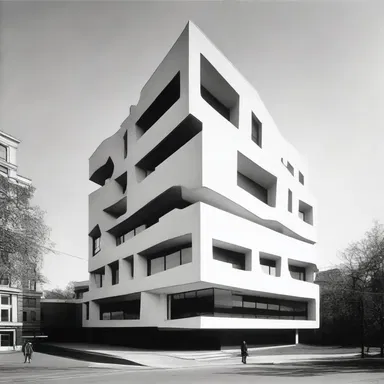 The avant-garde design of the building was provoking, challenging traditional notions of architecture.