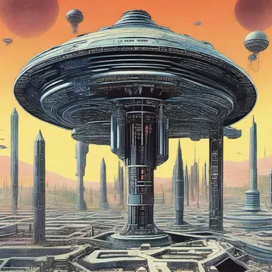 The sci-fi novel depicted a dystopian future where traditional values were upheld and deemed fusty by a technologically advanced society.