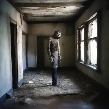 As soon as he entered the abandoned house, a fusty odor filled his nostrils, adding to the horror of the eerie atmosphere.