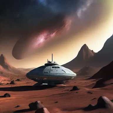 The spaceship discovered on the distant planet emitted a fusty smell, indicating it had been abandoned for a long time in the unknown galaxy.