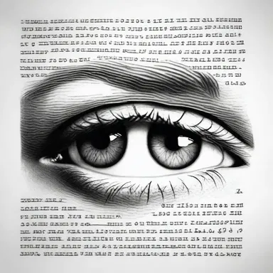 The poet compared his lover's eyes to the clarity of scleroprotein in a love poem.