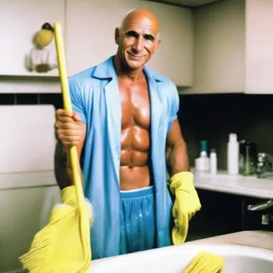 His obsession with cleaning became such a fetish that his friends would often joke about it, calling him 'Mr. Clean'.