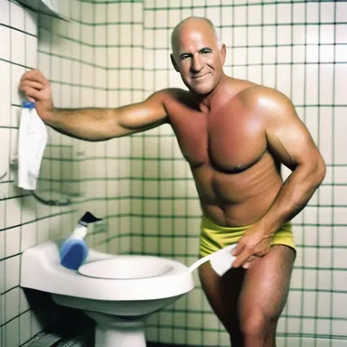 His obsession with cleaning became such a fetish that his friends would often joke about it, calling him 'Mr. Clean'.