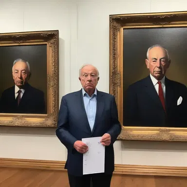 The billionaire collector was known for his grudging attitude towards spending on art, but he couldn't resist purchasing a famous masterpiece at an auction.