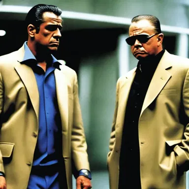 The grudging relationship between two rival gangsters forms the central conflict in the movie.