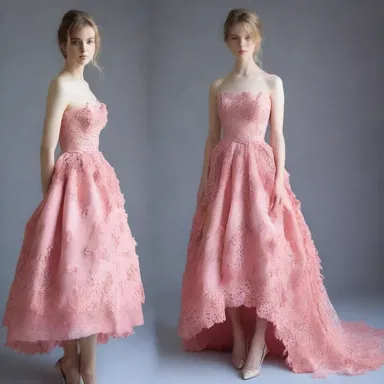 She used a plasticiser to plasticise the fabric, making it easier to mold into a unique and trendy dress.