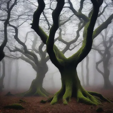 As the protagonist ventured deeper into the enchanted forest, the trees seemed to plasticise, twisting and contorting into eerie, otherworldly shapes.