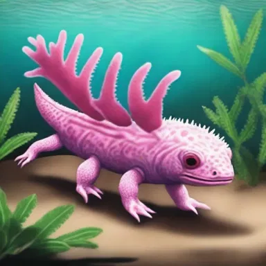 In ancient Aztec mythology, the axolotl was considered a sacred creature and often associated with gods.