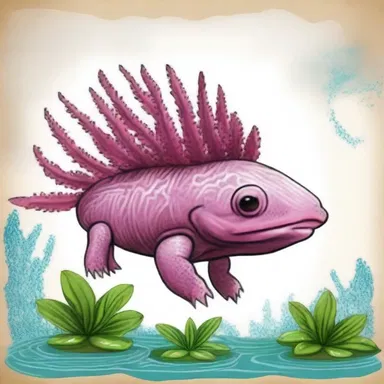 In ancient Aztec mythology, the axolotl was considered a sacred creature and often associated with gods.