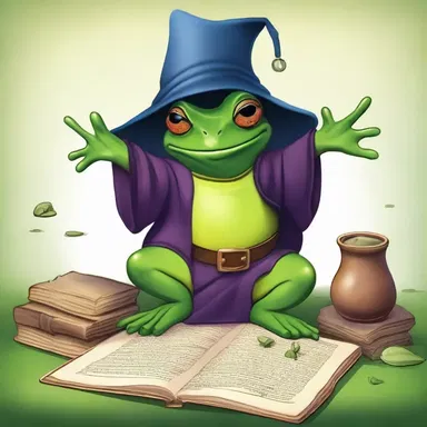 In the fantasy world, the wizard's misconstruction of the spell caused havoc and turned everyone into frogs.