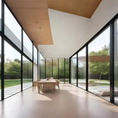 The use of natural light and open spaces is implemental in creating a sense of harmony and tranquility in modern architectural designs.