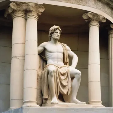 The idolization of Alexander the Great in ancient Greece was evident through the construction of temples and statues in his honor.