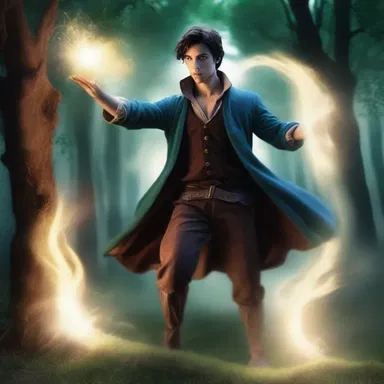 The main character in the fantasy novel felt overjoyed when he discovered he had magical powers.