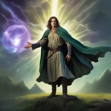 The main character in the fantasy novel felt overjoyed when he discovered he had magical powers.