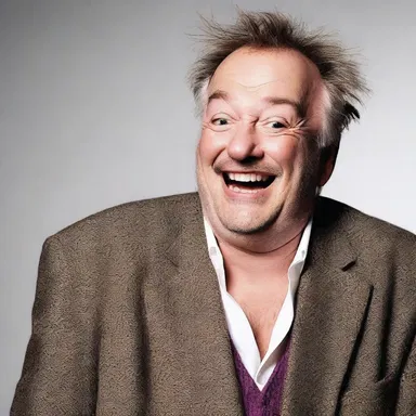 The comedian told a ribaldry joke that had the whole room in stitches.
