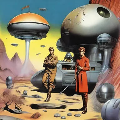 The science fiction novel combined elements of adventure and ribaldry, creating an entertaining and unique story.