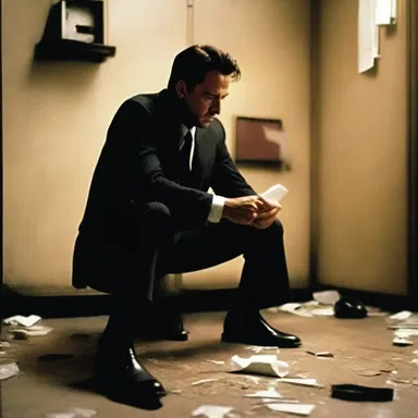 The suspense thriller movie had a scene where the detective found an unmatched sock at the crime scene, clueing him in on the identity of the culprit.