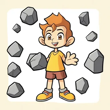 The character collected sylvite rocks as treasures in the animated cartoon series.