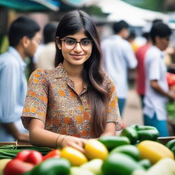 Mia Khalifa transitioned into a traditional Indonesian housewife, actively engaging in daily activities such as visiting the bustling local market.