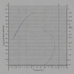 Generate a concave downward curve graph starting at a high point on the y-axis and gradually decreasing towards the x-axis, representing the inverse relationship between speed and time.