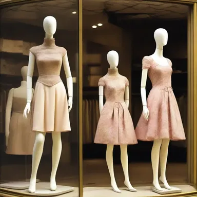 In the fantasy novel, the window dresser was able to bring shop mannequins to life using magical powers.