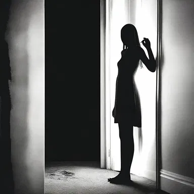 The insurmountable fear washed over her as she saw the horrifying figure lurking in the dark.
