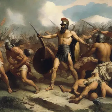 The insurmountable odds faced by the soldiers during the Battle of Thermopylae became a legendary event in history.