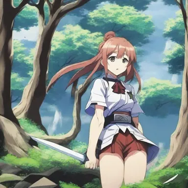 The protagonist encountered an insurmountable obstacle in the anime series, but with sheer determination, they found a way to conquer it.