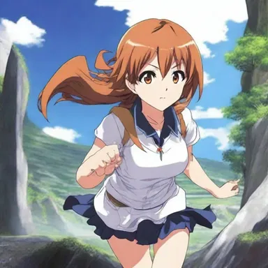 The protagonist encountered an insurmountable obstacle in the anime series, but with sheer determination, they found a way to conquer it.