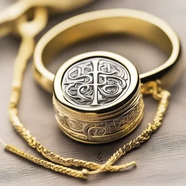 In religious ceremonies, the casting of religious symbols in precious metals is considered a sacred act.