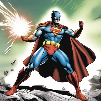 The superhero's powers included the ability of casting spells to vanquish their enemies.