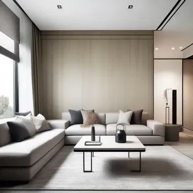 The designer used the concept of minimalism to load up the space with simplicity and elegance.