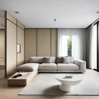 The designer used the concept of minimalism to load up the space with simplicity and elegance.