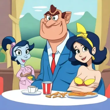 In the animated series, the mischievous character would often use clever tricks and disguises to sexe and manipulate others for their amusement.