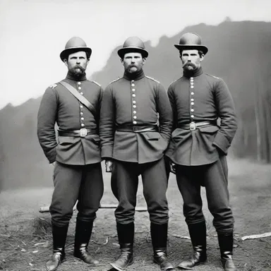 During the American Civil War, soldiers would pipe-clay their uniforms to maintain a polished appearance.