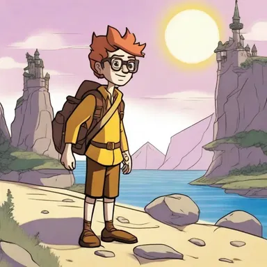 In the animated series, the adventures of the wayfarer took him to fantastical places.