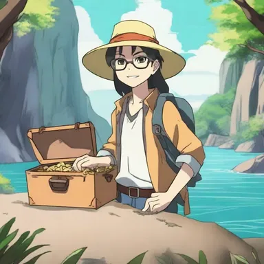 In the popular anime, the wayfarer embarked on a quest to find the lost treasure.