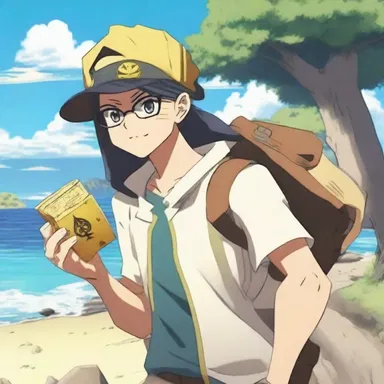 In the popular anime, the wayfarer embarked on a quest to find the lost treasure.