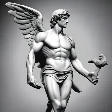 In Greek mythology, Hermes was often depicted as a wayfarer who guided lost souls to the underworld.