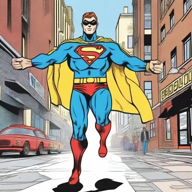 The superhero comic featured a wayfarer with the ability to teleport to different locations, making him a formidable pedestrian.